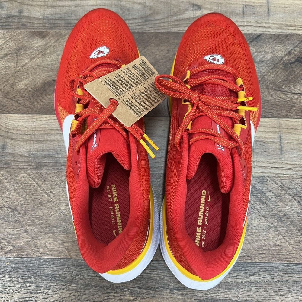 Nike Kansas City Chiefs NFL Air Zoom Pegasus 41 nby FZ5079-600 Shoe Men Sz 12 - Picture 7 of 9